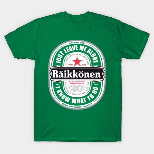 Raikkonen Logo - "Just Leave Me Alone, I Know What To Do" Large